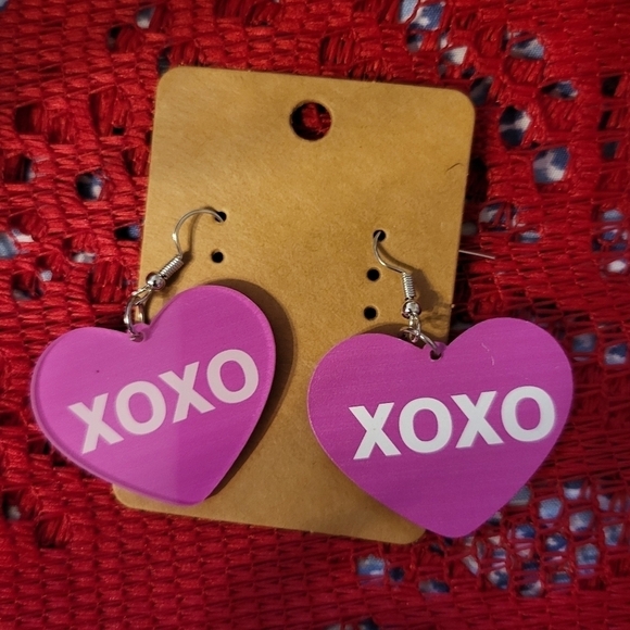 NEW Valentines Earrings 3 pair - Picture 3 of 5
